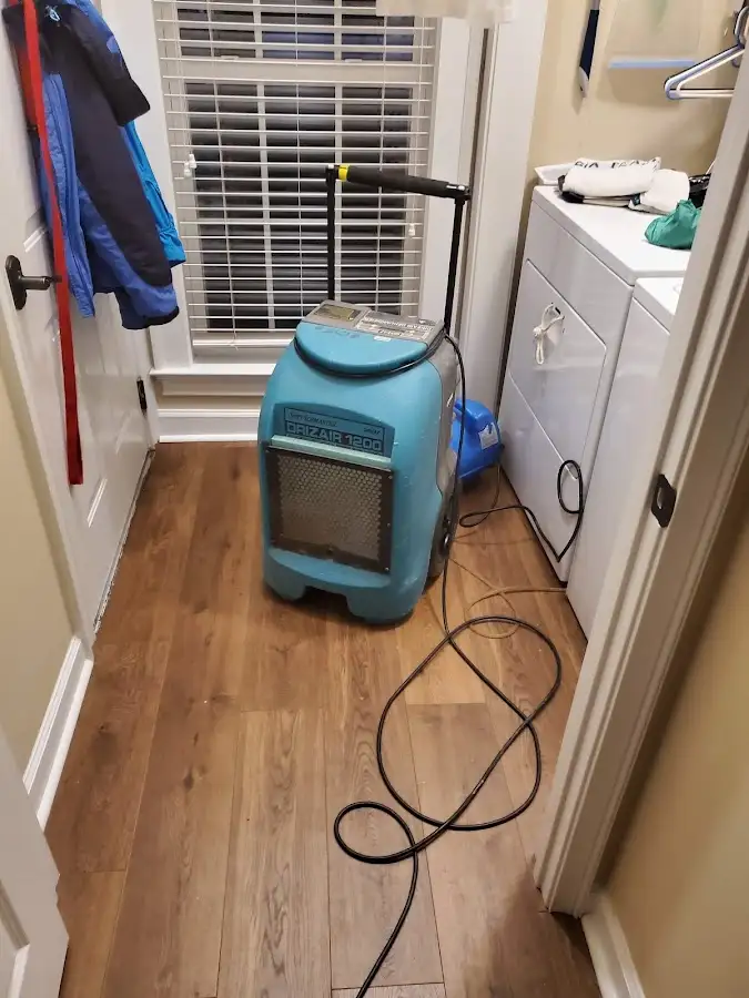 Commercial dehumidifier deployed for Flood Damage Cleanup in Senatobia