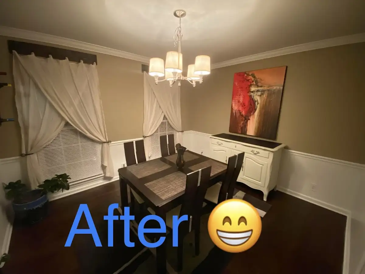 Professional dining room restoration after water damage in Senatobia