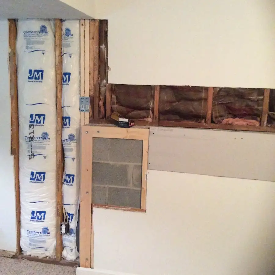 Wall insulation replacement during Structural Drying in Senatobia